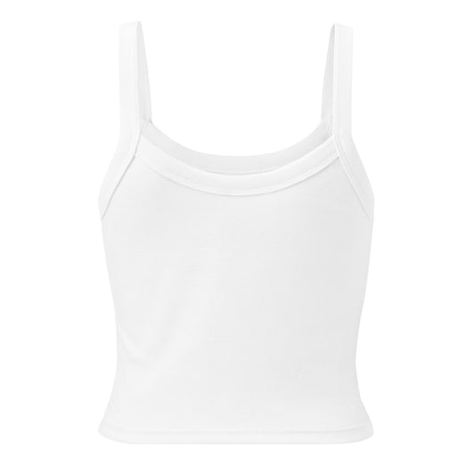 Women's white tank top part of the Festival Outfit Ideas from Wizard Prints Shop
