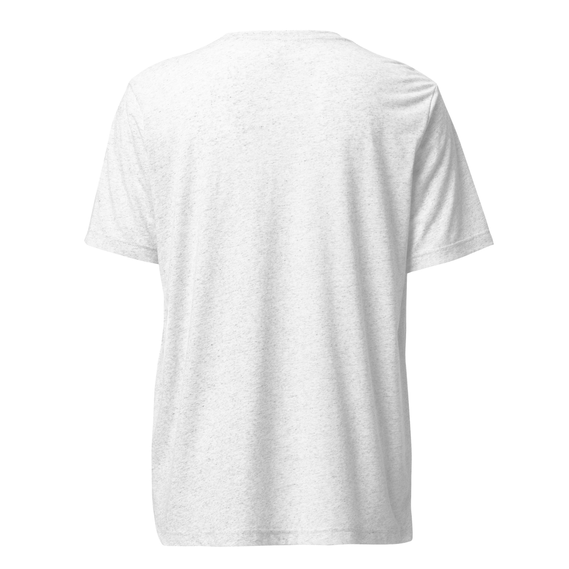Back view of a women's white t-shirt by Wizard Prints Shop